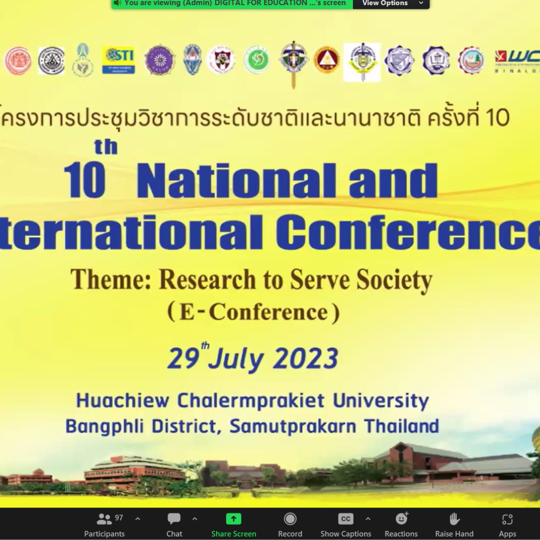 WCC-ATC Participates in the 10th National and International Academic Conference