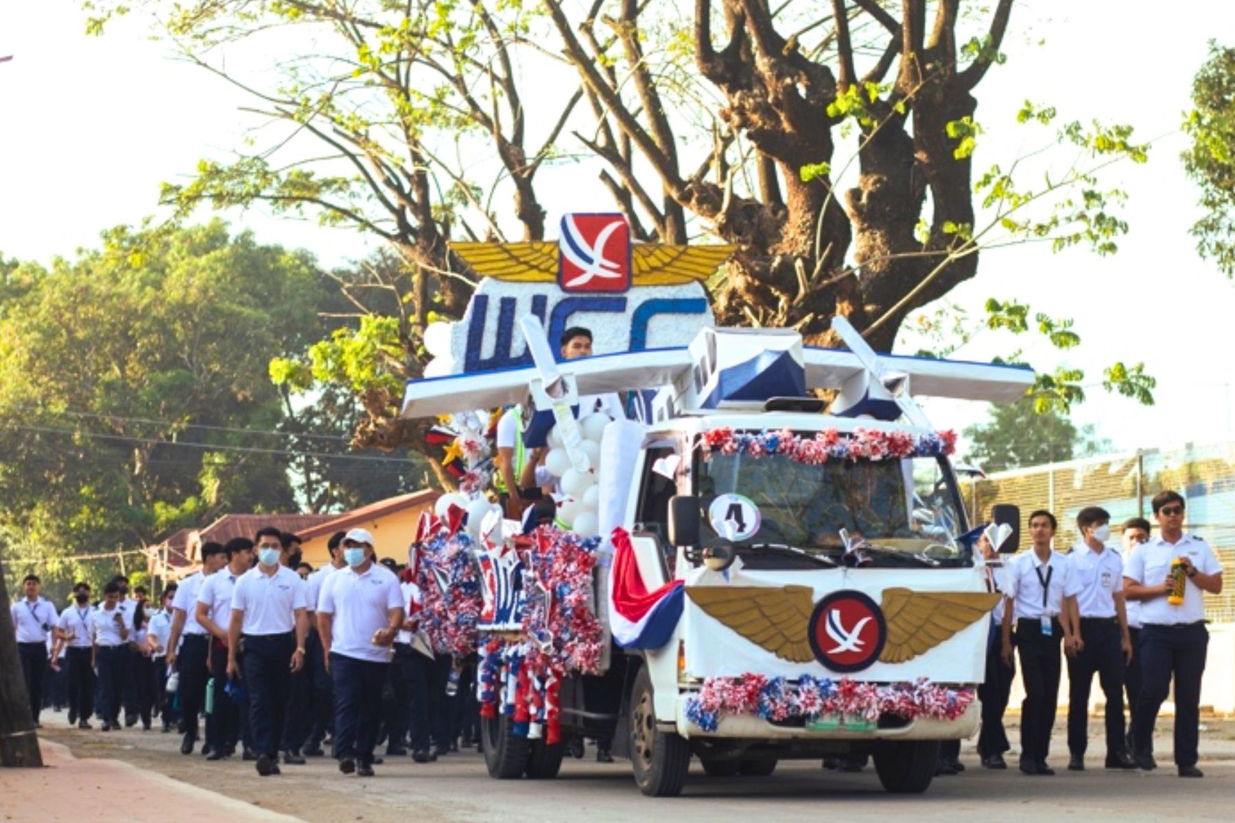 WCC ATC Joins Float-Making Contest, Showcases Creative Use of Recycled Materials